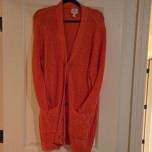 Orange Cardigan